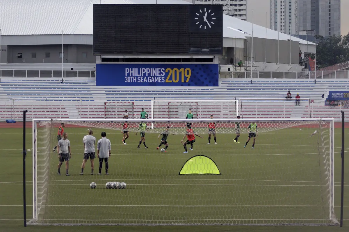 Latihan Timnas Indonesia U-22