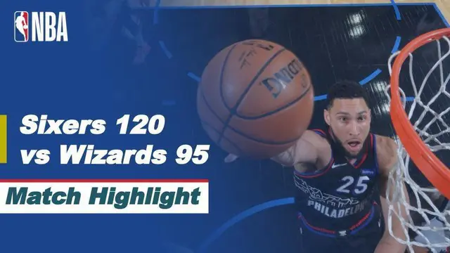 Berita video highlights NBA Playoffs, pertandingan antara Philadelphia 76ers melawan Washington Wizards, Kamis (27/5/2021) WIB.