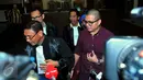 Terdakwa Muhammad Yagari Bhastara usai mendengarkan sidang pembacaan putusan di Pengadilan Tipikor, Jakarta, (17/2). Mantan anak buah pengacara Otto Cornelis Kaligis ini dijatuhkan vonis 2 tahun penjara. (Liputan6.com/Faisal R Syam)