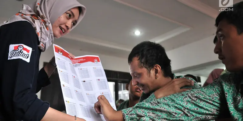 KPUD Bekasi Sosialisasi Pemilu kepada Pemilih Pemula Disabilitas