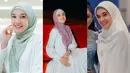 Dhini Aminarti dikenal sebagai salah satu artis yang konsisten kenakan hijab. Kerap kali ia kenakan hijab syar'i namun dengan tampilan yang stylish. Seperti apa tampilannya?