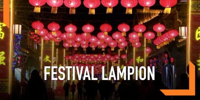 VIDEO: Indahnya Festival Lampion Imlek di China