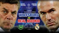 Wolfsburg vs Real Madrid (Liputan6.com/Abdillah)