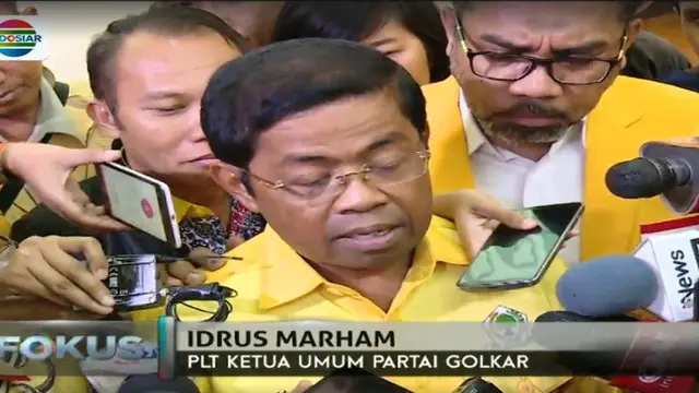 Sejumlah Tugas Menanti Plt Ketua Umum Golkar Idrus Marham