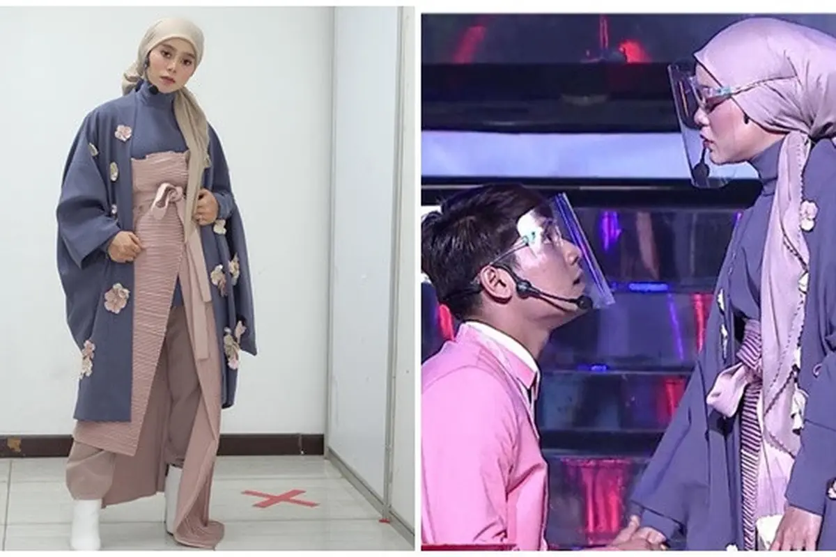 6 Potret Lesty Kejora di Ulang Tahun Indosiar Ke-26, Gaya Hijabnya Jadi Sorotan