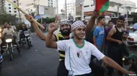 Warga Palestina di Gaza. (VOA News)