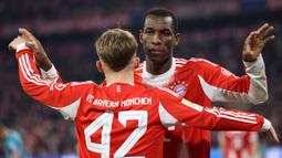 Namun, pemain andalan Timnas Indonesia tersebut tak mampu meredam dominasi tuan rumah Bayern Munchen. Skuad berjuluk Die Fohlen dihajar dengan skor 1-4. (AFP/Alexandra Beier)