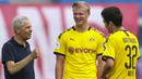 Meski harus angkat kaki dari Borussia Dortmund, Lucien Favre memiliki rekam jejak yang bagus. Ia berhasil membawa Dortmund finis sebagai runner up di Bundesliga dalam dua musim beruntun. (Foto: AFP/Ronny Hartmann)