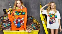 Koleksi busana Super Mario hasil kolaborasi Moschino dan Nintendo