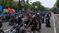 Massa Buruh di Surabaya Bergerak ke Tiga Lokasi Demo Tolak UU Cipta Kerja