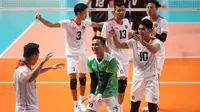 Timnas voli putra Indonesia akan menghadapi tuan rumah Kamboja pada laga terakhir Grup A cabang bola voli indoor SEA Games 2023 di&nbsp;Olympic Complex Indoor Main Hall, Phnom Penh, Sabtu (6/5/2023). (foto:&nbsp;SportsmomentID))