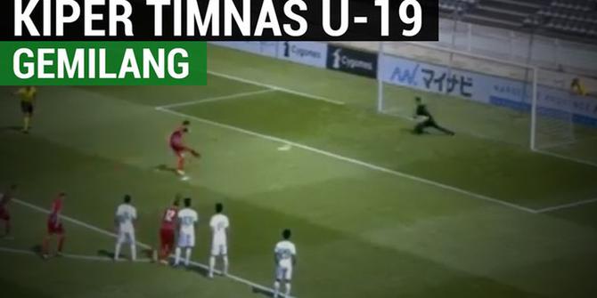 VIDEO: Momen Kiper Timnas Indonesia U-19 Tangkap Eksekusi Penalti Rep Ceska