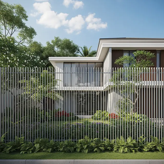 Model Pagar Minimalis Tanpa Tiang Besar