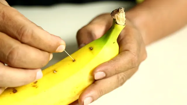 TIPS : Memotong Pisang dengan Tusuk Jarum