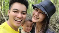 Baim Wong, Kiano Tiger Wong, dan Paula Verhoeven. (Foto: Instagram @baimwong)