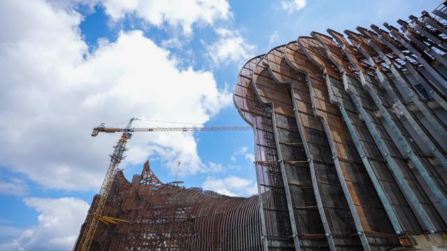 Kesiapan jelang seremoni perayaan HUT RI ke-79 di IKN pada 17 Agustus 2024. (Foto: Otorita IKN)