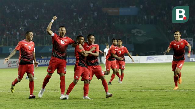 Sepak Bola : Indonesia Vs Hong Kong