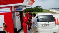 Khusus Pengguna Pertamax, Ini Lokasi BBM Modular di Rest Area Tol Jateng