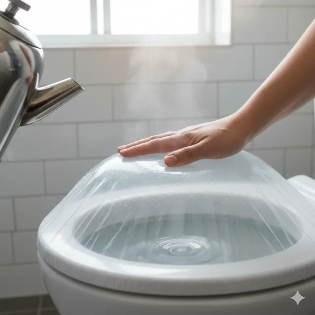 Cara Mengatasi WC Mampet dengan Bahan Dapur (Foto: Reve Art AI)
