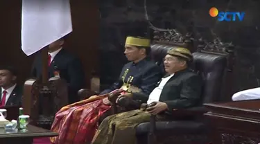 Duet Presiden Joko Widodo atau Jokowi -Wakil Presiden Jusuf Kalla sukses jadi bahan pembicaraan pada sidang tahunan MPR 2017. 