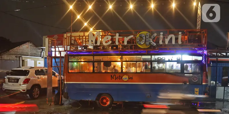 FOTO: Kafe Berkonsep Metromini Hadir di Bekasi