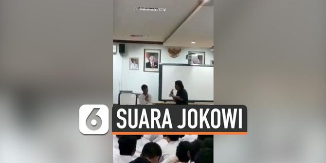 VIDEO: Viral, Siswa Ini Punya Suara Mirip Jokowi