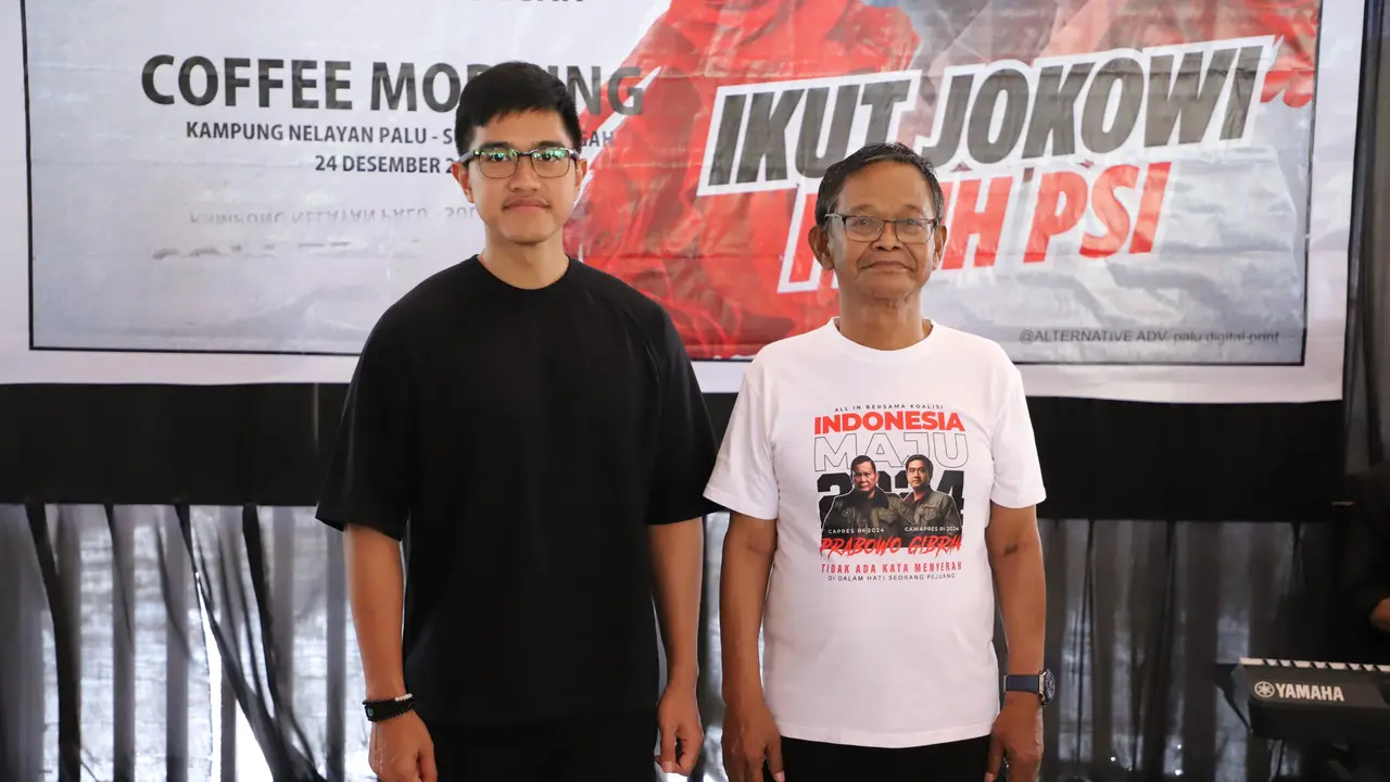 Ketua Umum (Ketum) Partai Solidaritas Indonesia (PSI) Kaesang Pangarep menemui Gubernur Sulawesi Tengah, Rusdy Mastura.