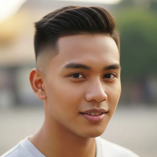 Model Rambut Pria Pendek Crew Cut (Gemini AI)