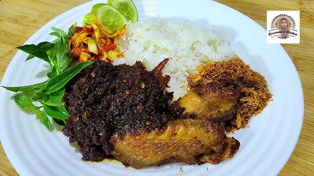 Ayam Bumbu Hitam Madura