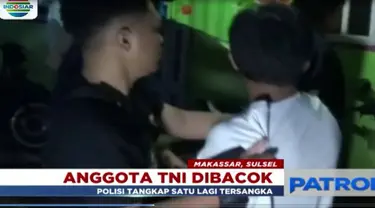 Kepolisian di Makassar telah berhasil menangkap salah satu tersangka aksi pembacokan.