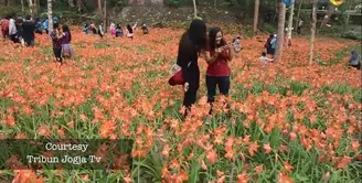 Putri Bungsu di Hujat Netizen Setelah Selfie di Taman Bunga.