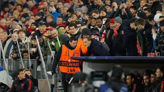 Foto: Momen Thomas Tuchel Dikartu Merah dan Erling Haaland Akhirnya Gagal Eksekusi Penalti