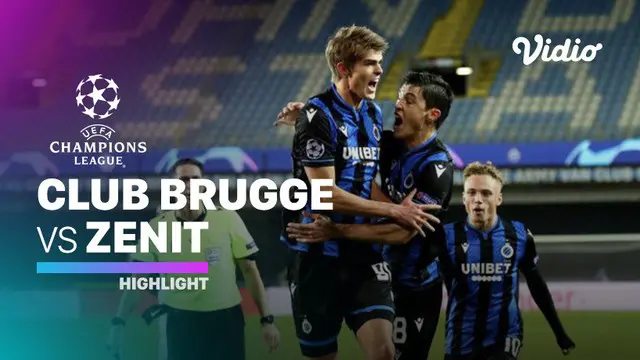 Berita video highlights matchday 5 Grup F Liga Champions 2020/2021 antara Club Brugge melawan Zenit St Petersburg yang berakhir dengan skor 3-0, Kamis (3/12/2020) dinihari WIB.