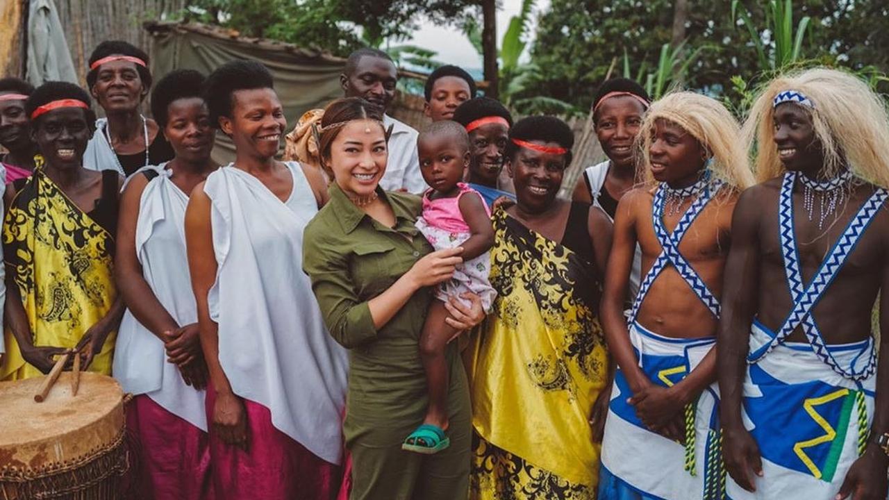 Potret Nikita Willy Belajar Budaya Nyungwe