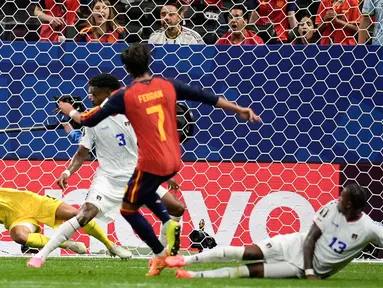 Nama Josimar Jose Evora Dias atau Vozinha jadi perbincangan utama saat tim debutan Piala Dunia 2026, Cape Verde menahan imbang Spanyol 0-0 pada laga Grup H di Atlanta Stadium hari Selasa (16/06/2026) dini hari WIB. (AP Photo/Mike Stewart)