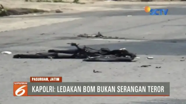 Kapolri Jendrel Tito Karnavian mengungkapkan ledakan bom di Pasuruan, Jawa Timur, merupakan bom yang gagal dieksekusi saat Pilkada.