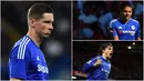 Berikut para pemain bintang yang mengalami penurunan performa ketika menggunakan nomor 9 di Chelsea. Diantaranya, Fernando Torres, Hernan Crespo dan Radamel Falcao. (Foto-foto Kolase AFP)