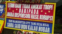 Kantor Erick Thohir Banjir Karangan Bunga soal Jiwasraya