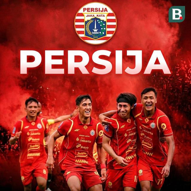 Ilustrasi Persija. (Bola.com/Abdul Azis/Gemini)