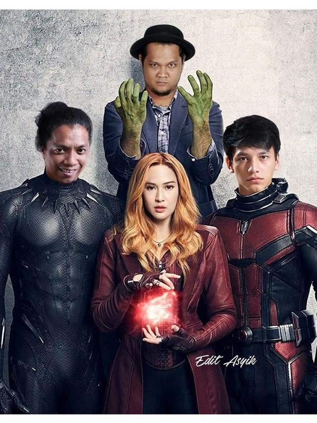 Editan Foto Seleb Jadi Superhero Ini Bikin Senyum-Senyum Sendiri