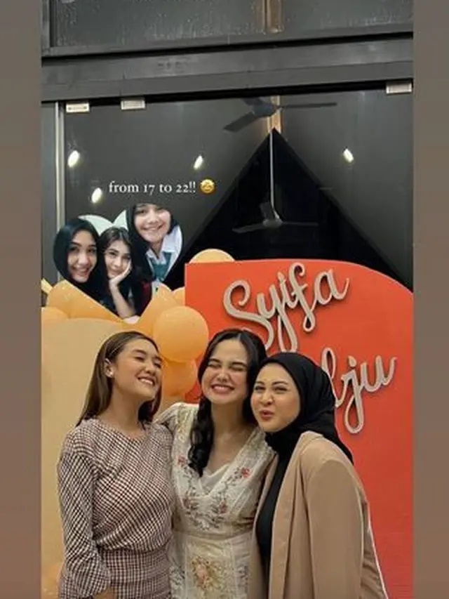6 Potret Ulang tahun Syifa Hadju yang ke-22 tahun, Dihadiri Rekan Artis