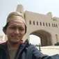 Haji backpacker itu akan mampir ke Mesir untuk mencari jejak kakeknya setelah selesai menunaikan ibadah haji. (Liputan6.com/Fajar Eko Nugroho).