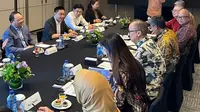 Menteri Perindustrian Agus Gumiwang Kartasasmita bertemu dengan jajaran SAIC-GM-Wuling Automobile Co., Ltd di Beijing, China. (Foto: Kementerian Perindustrian)