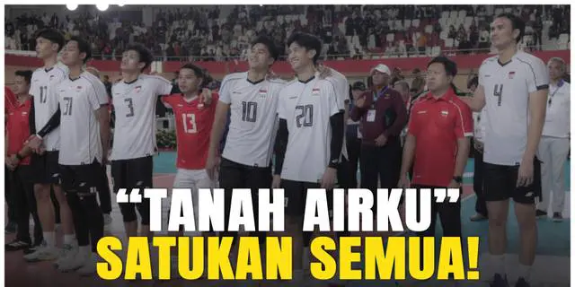VIDEO: Tanah Airku Menggema Setelah Timnas Voli Indonesia Kalahkan Vietnam di SEA V League 2025