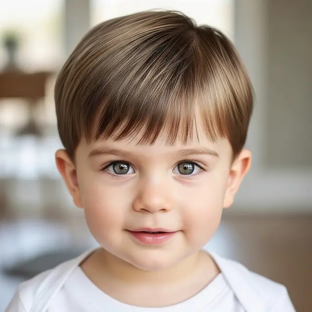 Model Rambut Anak Laki-laki 1 Tahun (Image by Gemini AI)