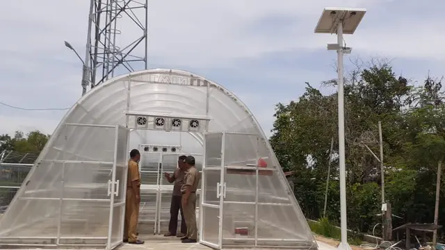 Solar Dryer Dome di Gapoktan Mulyo Santoso Desa Dempet Kecamatan Dempet Demak. (Foto: Liputan6.com/Dokumentasi Dinas Pertanian Demak)