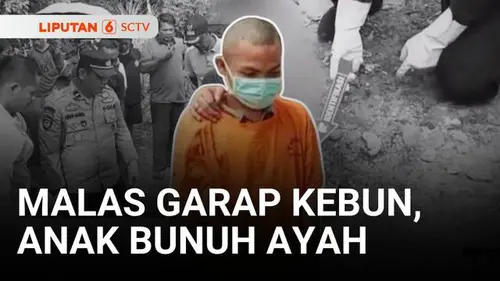 VIDEO: Tega! Kesal Disuruh Bekerja, Anak Aniaya Ayah