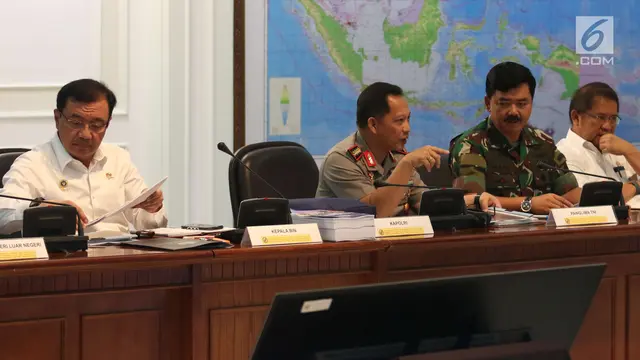 Sikapi Aksi Terorisme, Presiden Jokowi Gelar Rapat Terbatas
