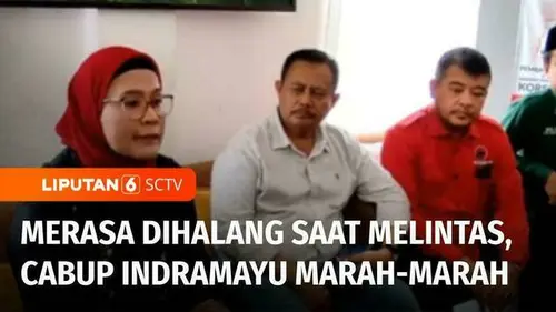 VIDEO: Merasa Dihalangi saat Melintas, Cabup Indramayu Marah-Marah