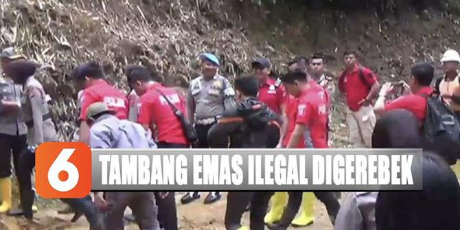 Suara Letusan Tembakan Warnai Penggerebekan Lokasi Penambangan Emas Liar di Bogor